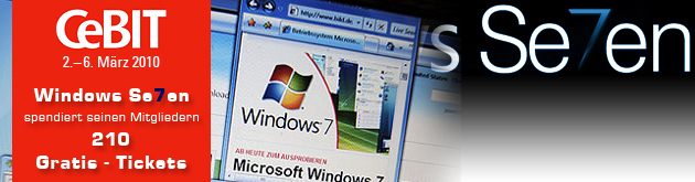 Windows 7 auf der CeBIT 2010